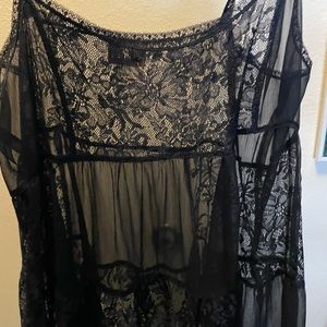Free People lace spaghetti strap top.